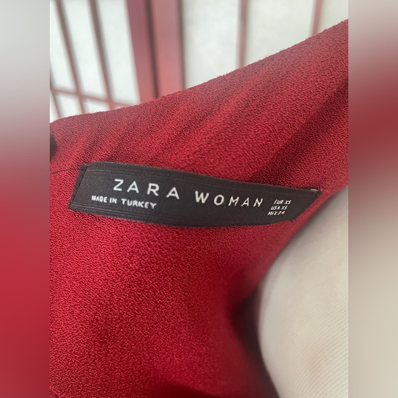 ZARA WOMAN Ruffle One Shoukder Jumpsuit - Picture 8 of 8